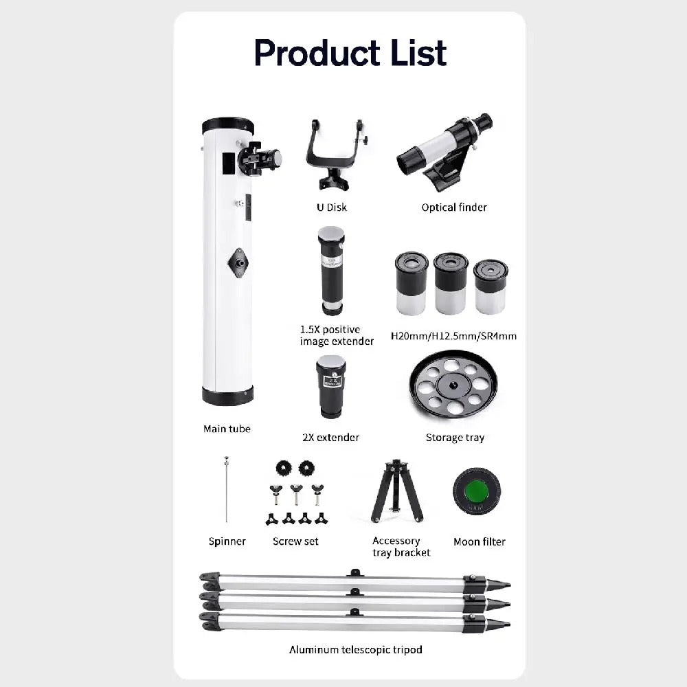 875X Professional Astronomical Telescope
