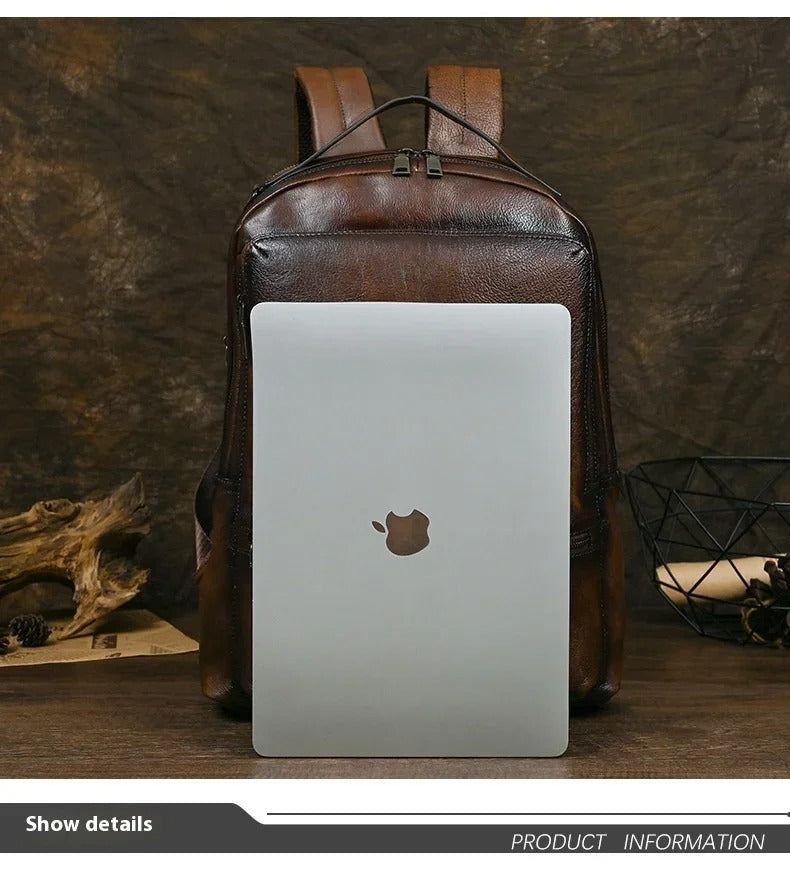 Genuine Leather travel backpack