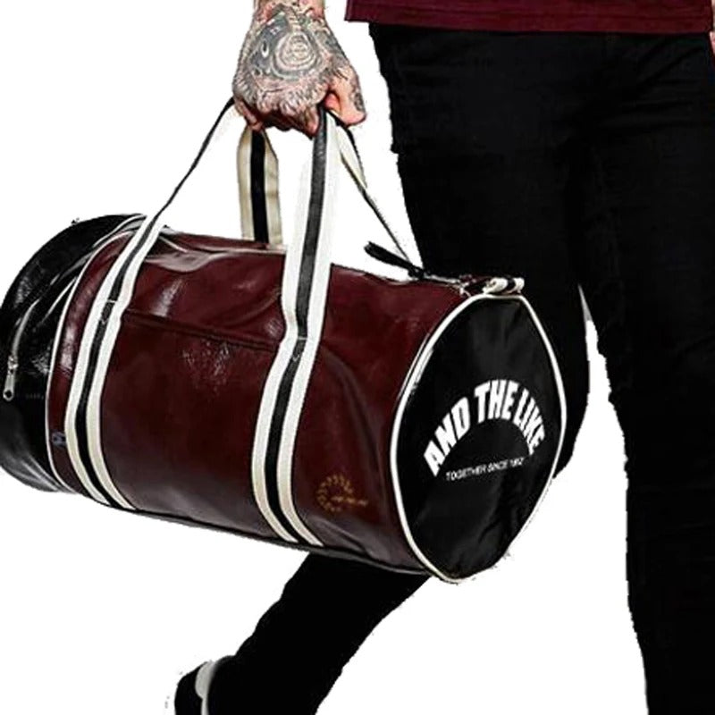 Large Leather Travel Handbag