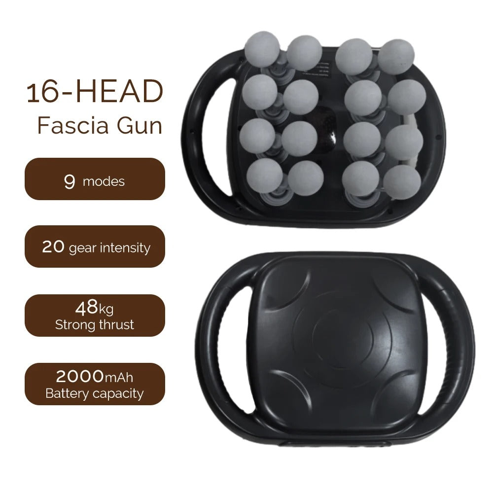16 Head Massage Gun