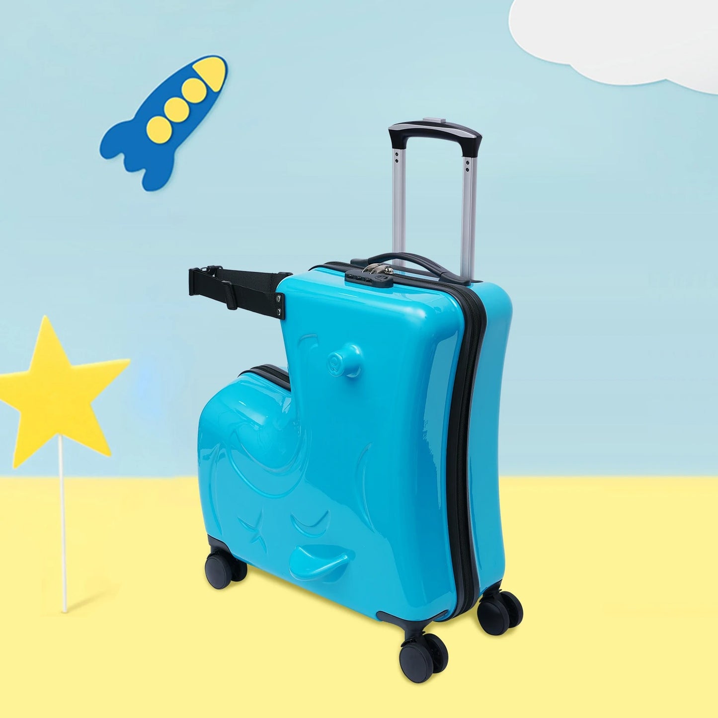 20" Kids Riding Suitcase