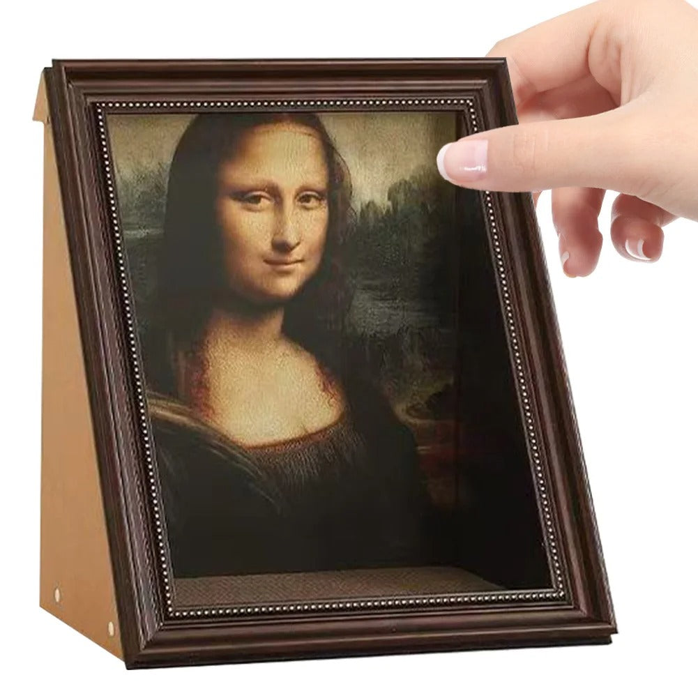 Mona Lisa Frame Cat Bed
