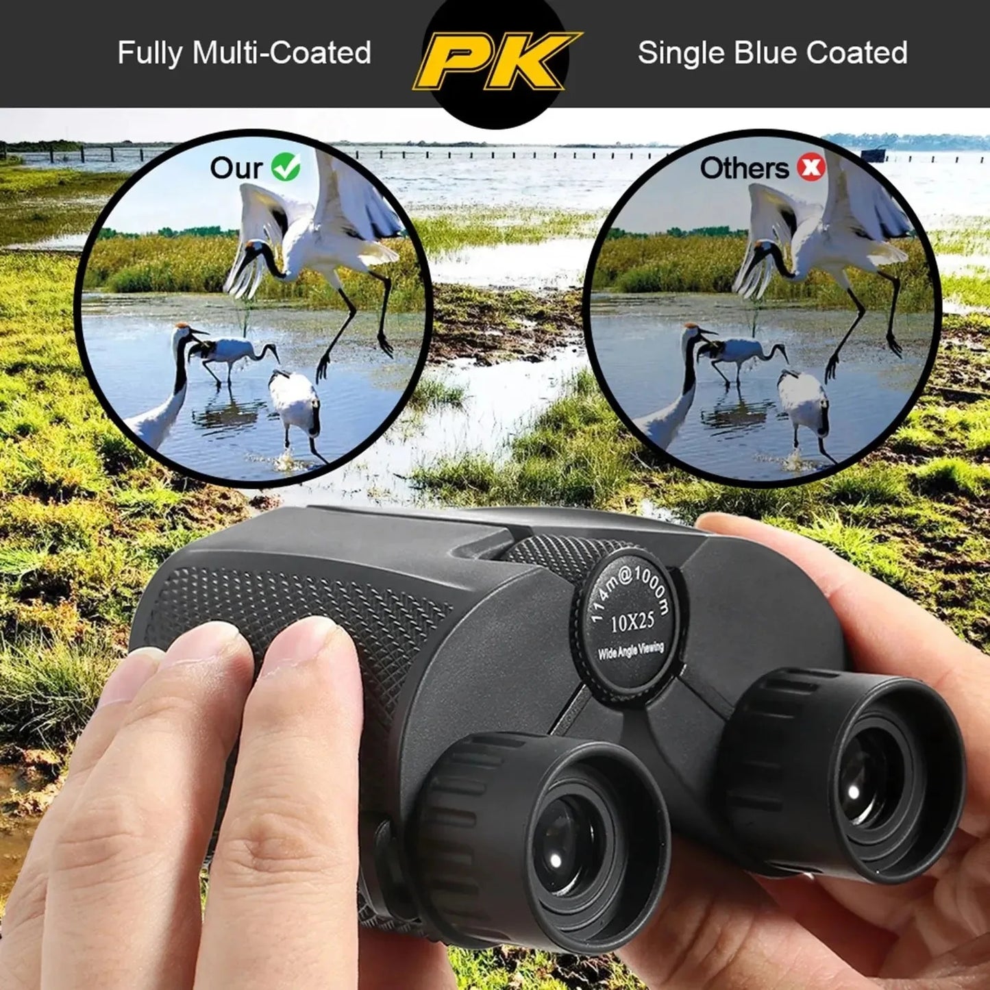 10X25 HD Binoculars