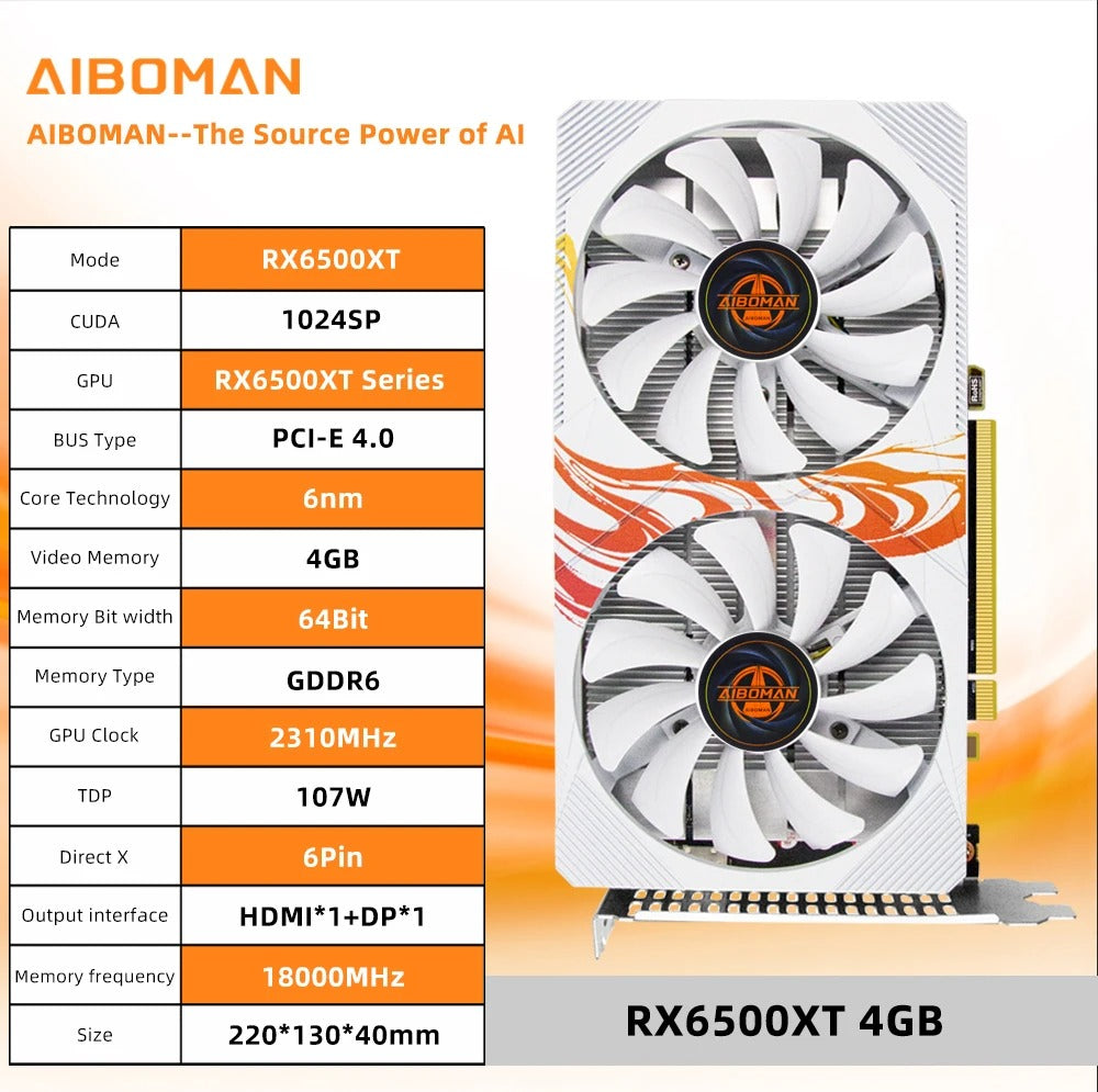 AIBOMAN RX6500XT 4G