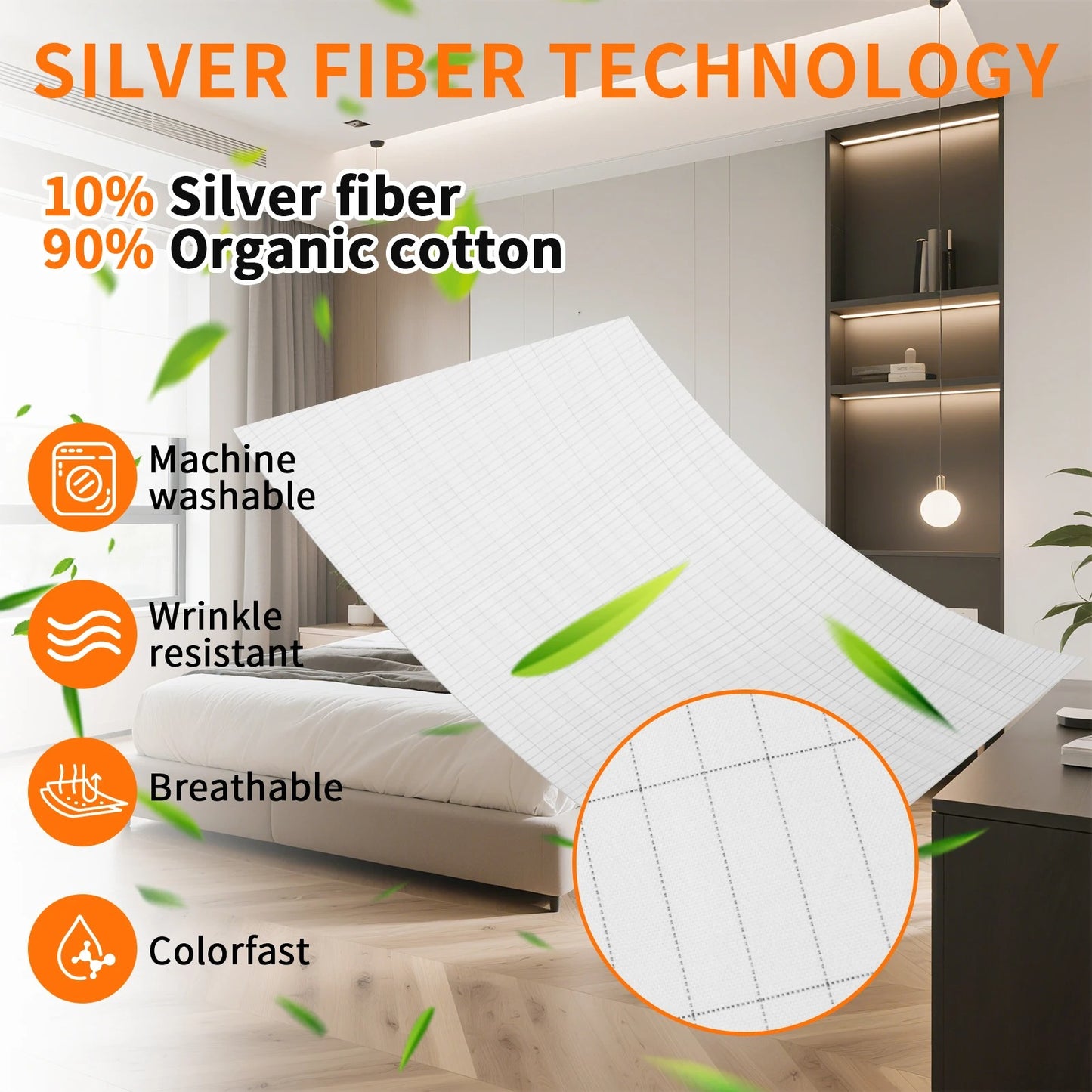 Grounding Bed Sheet Earthing Grounding Mat