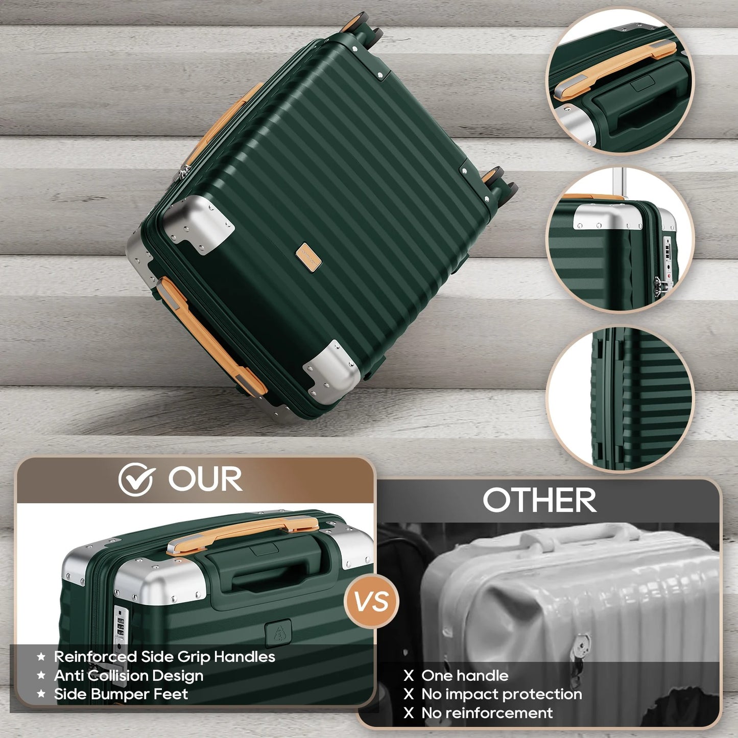 20 Inch Lightweight carry on case