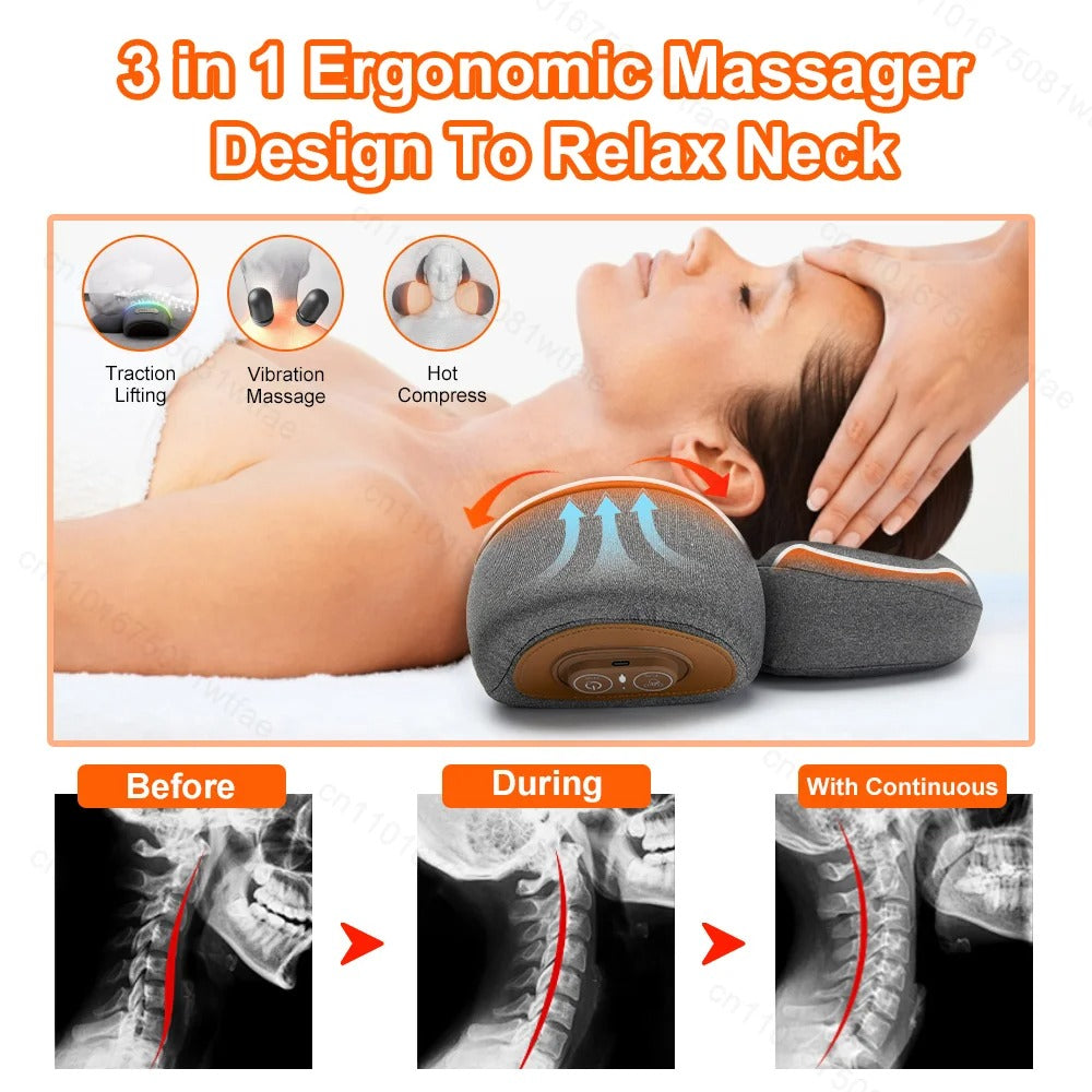 3 In 1 Neck Massager Pillow