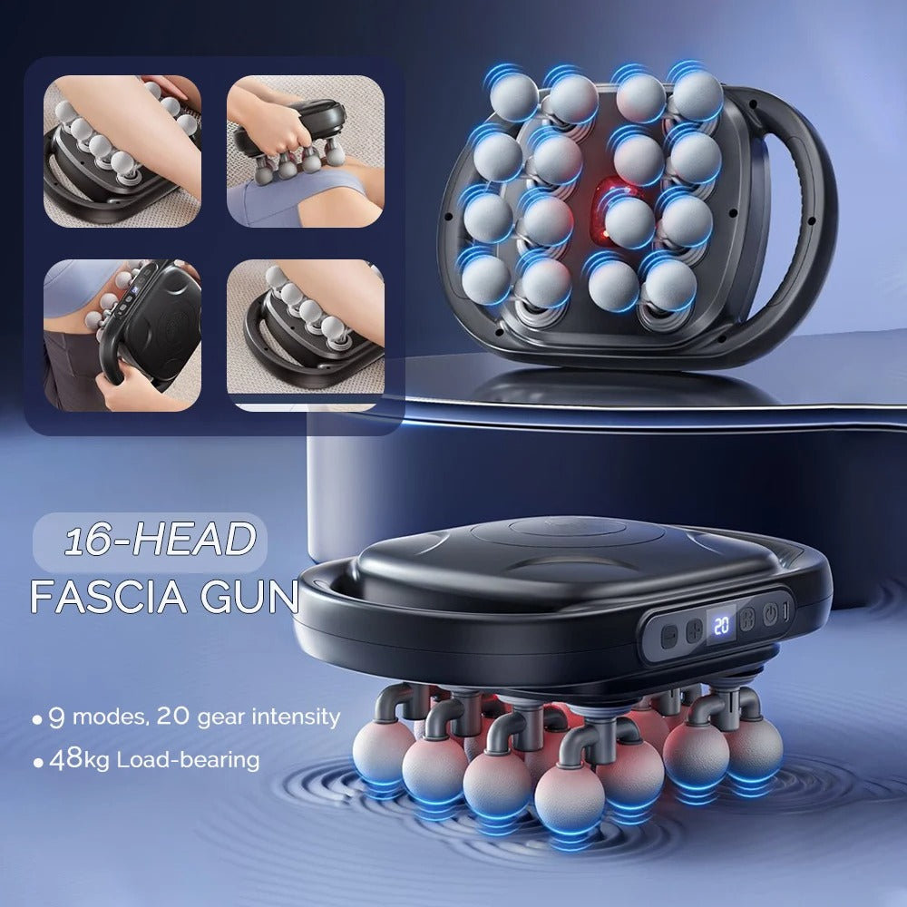16 Head Massage Gun