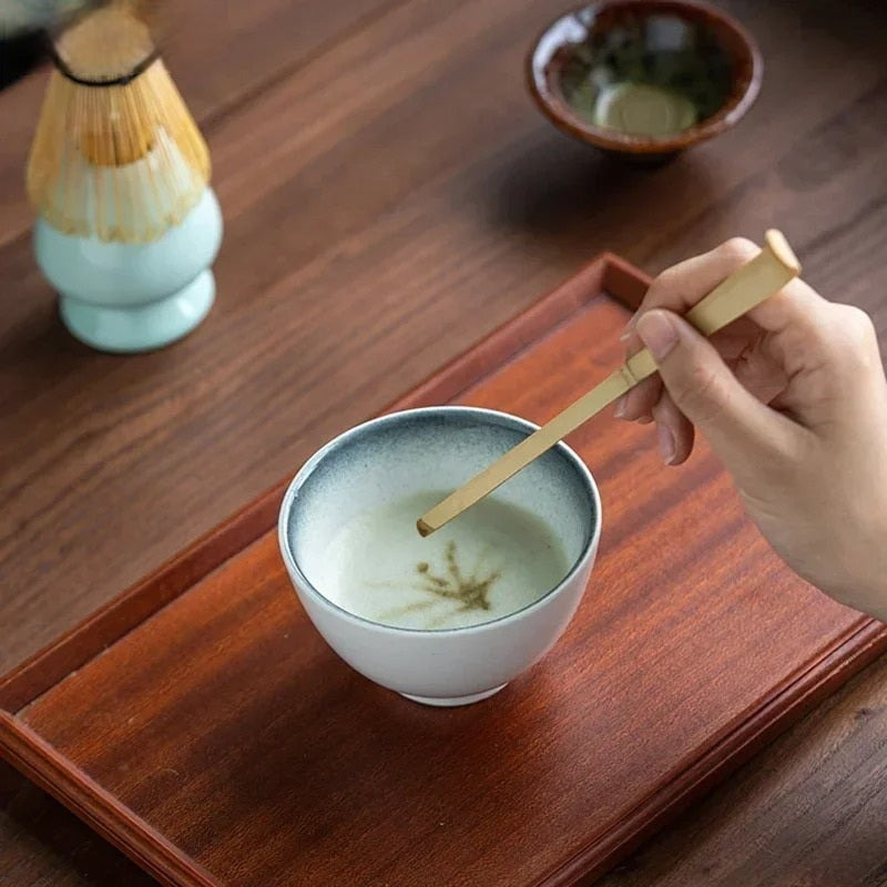 Kagu | Matcha Tea Whisk Set Black And Crimson