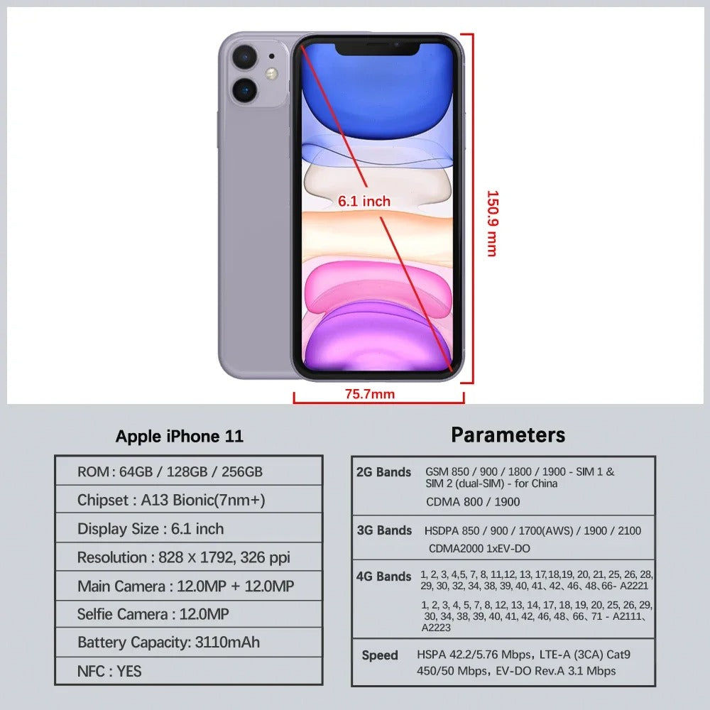 Apple iPhone 11 4G LTE Refurbished