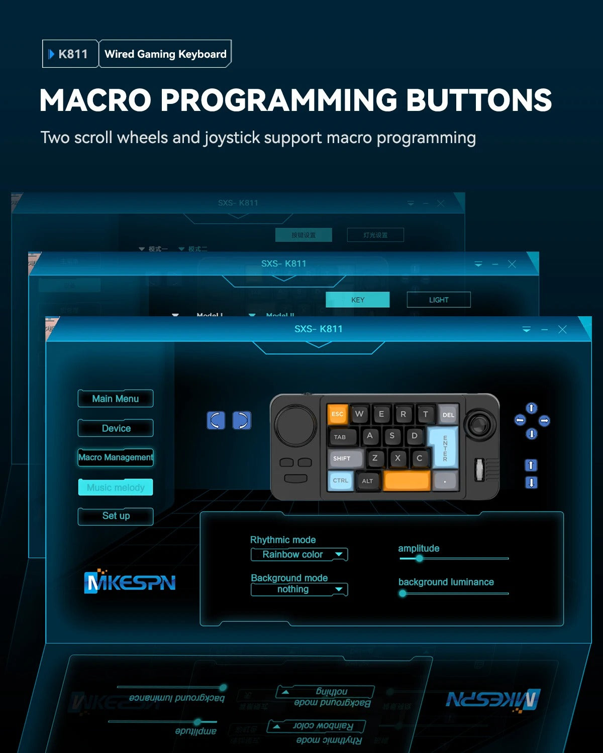 Programmable Wired Mechanical Keyboard