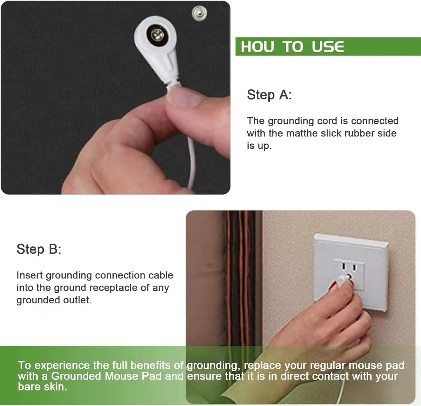 11X13"Grounding Mat Mouse Pad