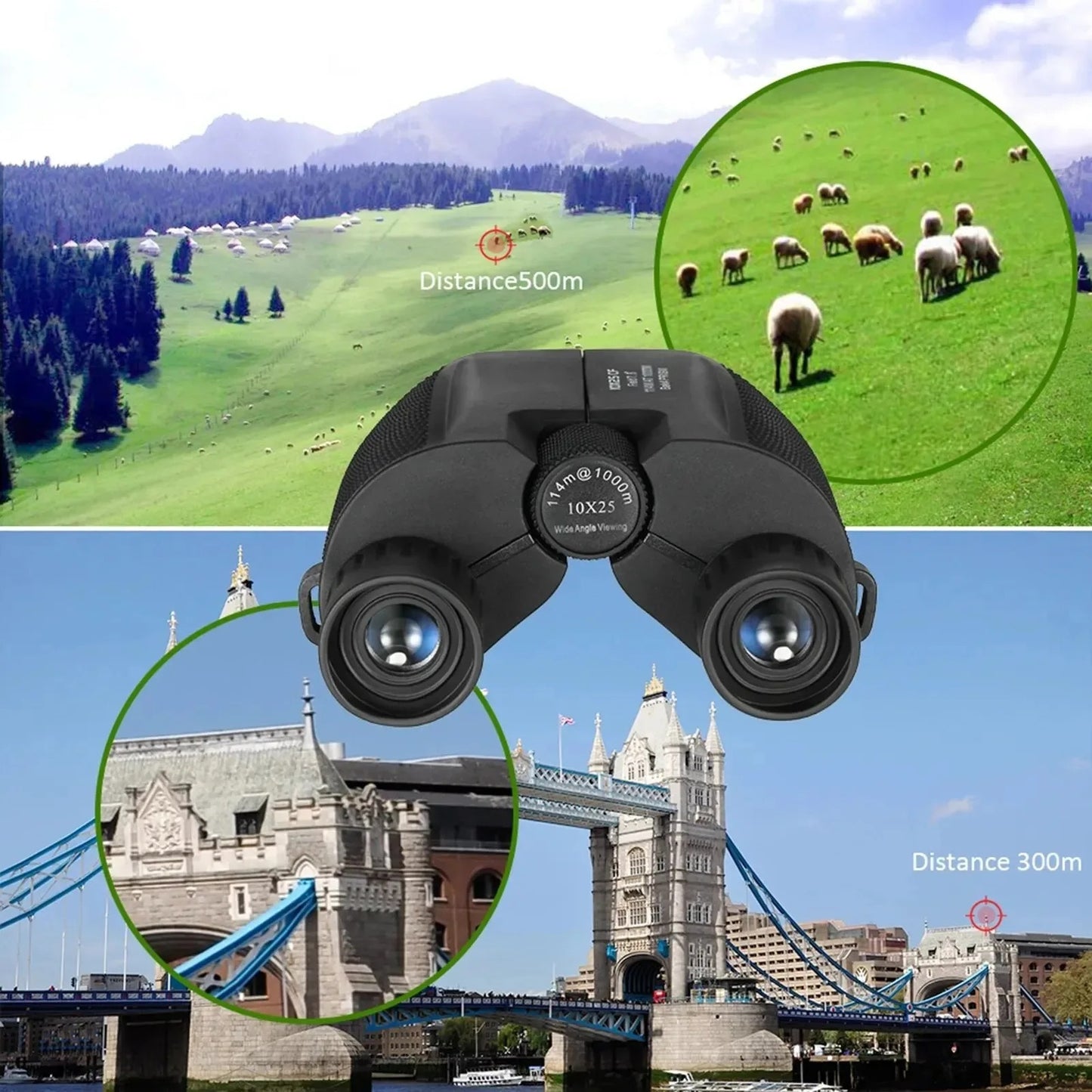 10X25 HD Binoculars