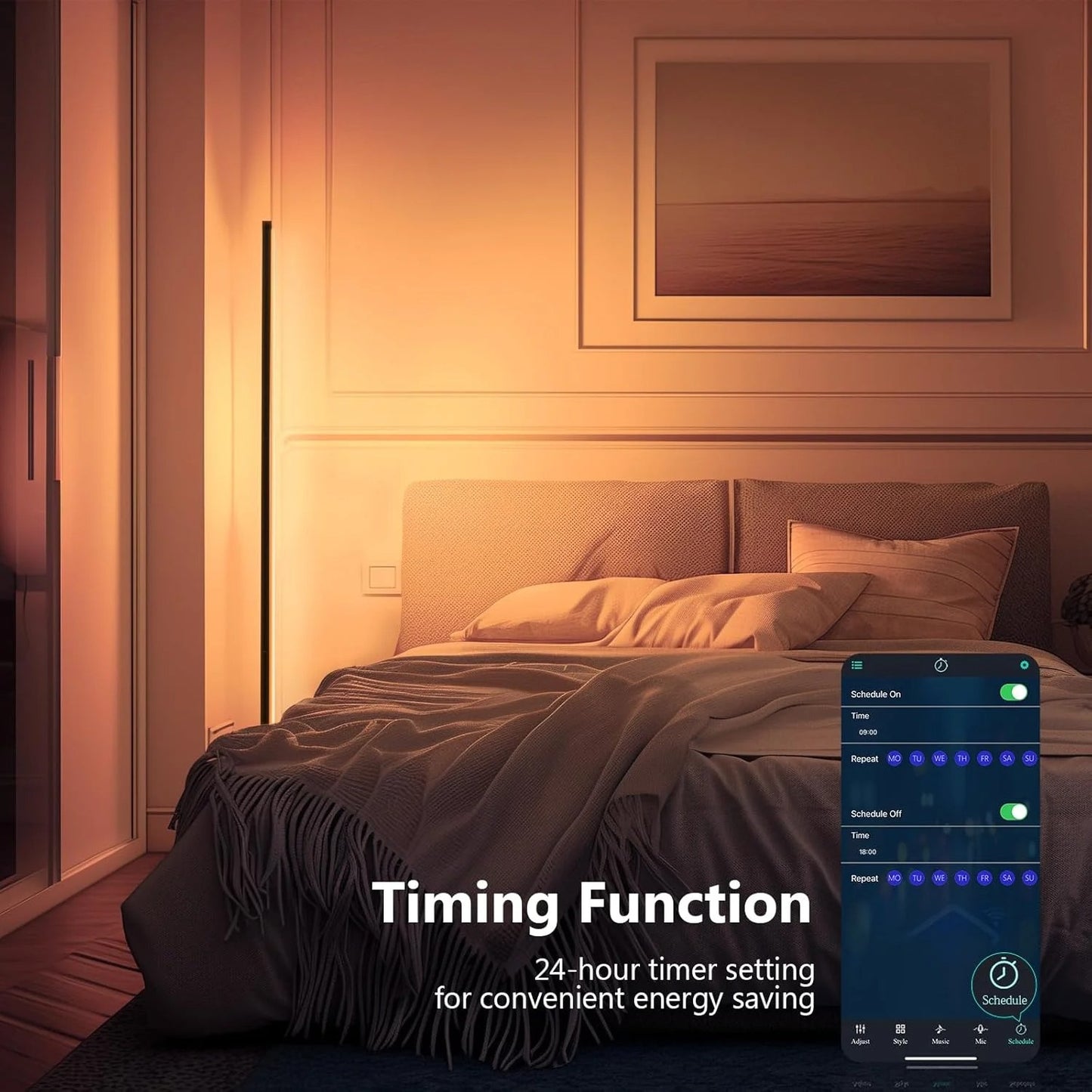 Kagu | App Controlled LED Floor lamp