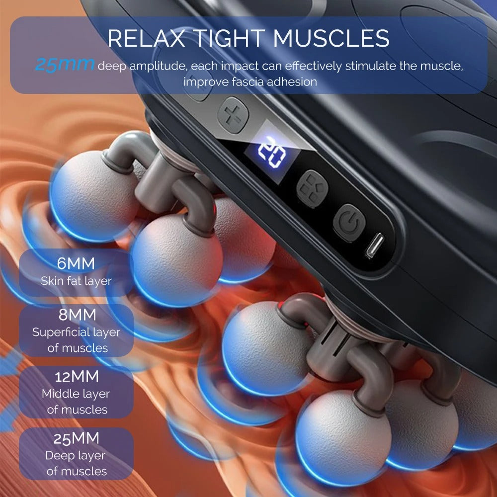 16 Head Massage Gun