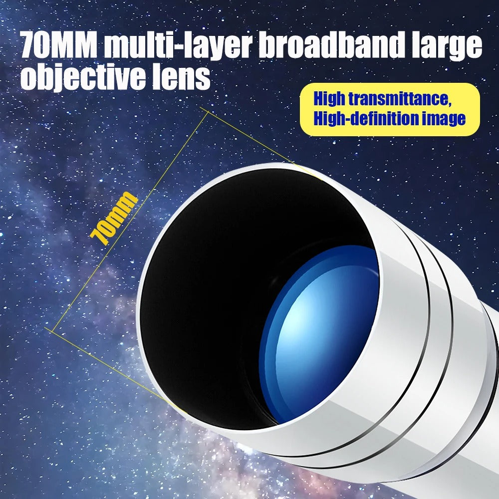 BORWOLF 70400 Professional High-definition Astronomical Telescope 333X