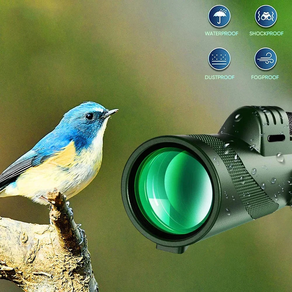 80x100 Portable Zoom HD 5000M Telescope