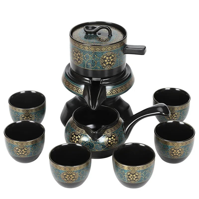 Kagu | Full Set with cups Black And Crimson