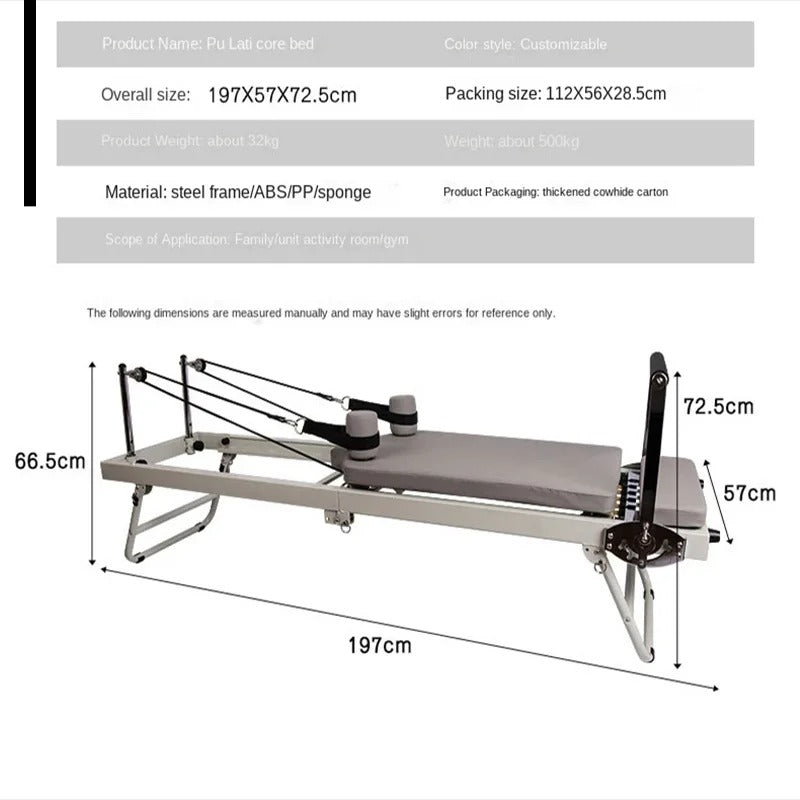 Basic Reformer pilates core bed