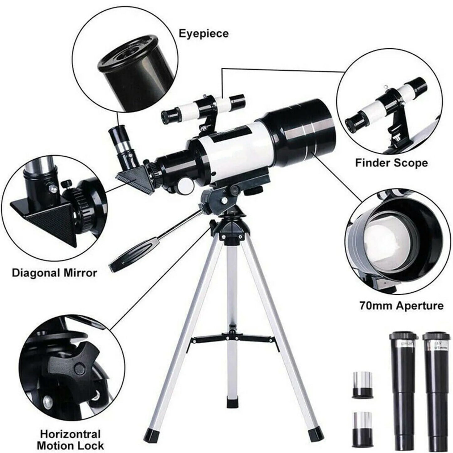 F30070 Monocular 150 Times Zoom with night vision