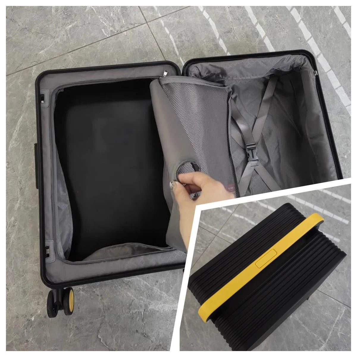 Pastel color suitcase
