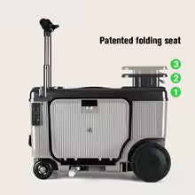 4-Wheel Smart Ride-On Suitcase
