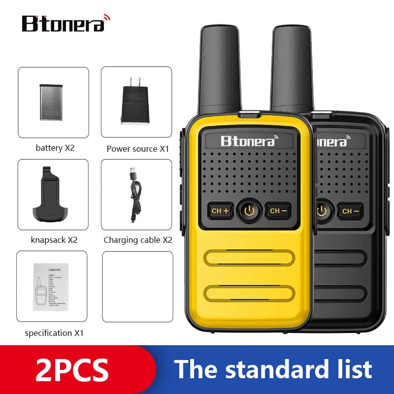 BTONERA BT-320 Portable Two Way Radio Walkie-Talkie