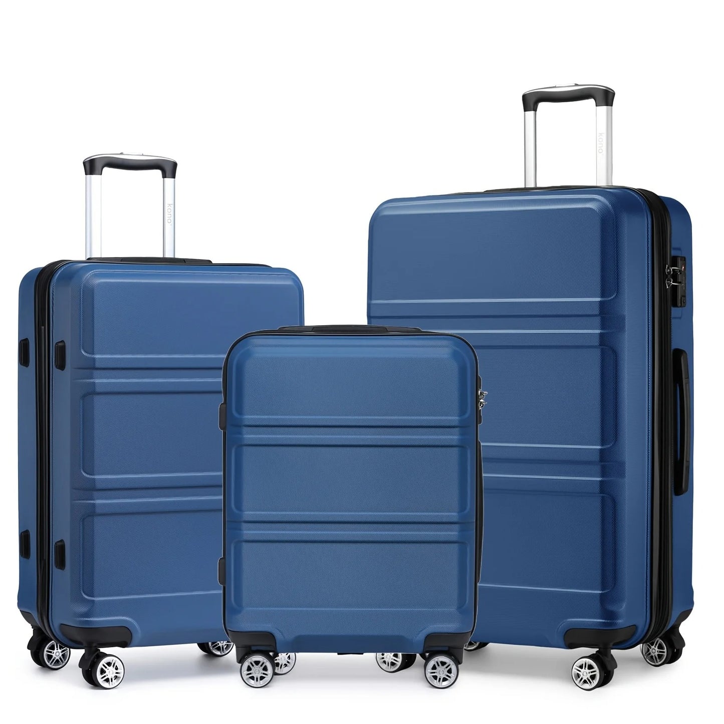 Kono 3-Piece Travel Suitcase Set