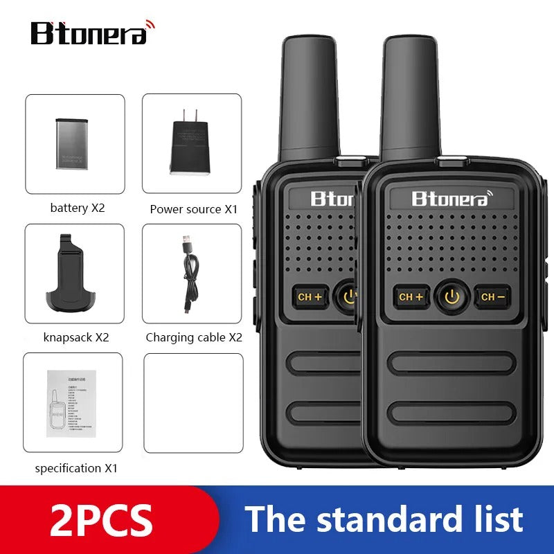 BTONERA BT-320 Portable Two Way Radio Walkie-Talkie