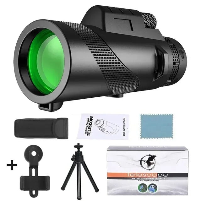 80x100 Portable Zoom HD 5000M Telescope