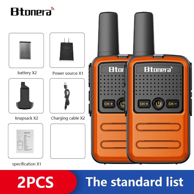 BTONERA BT-320 Portable Two Way Radio Walkie-Talkie