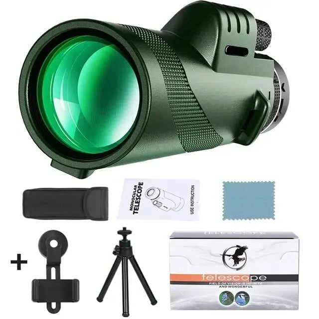 80x100 Portable Zoom HD 5000M Telescope