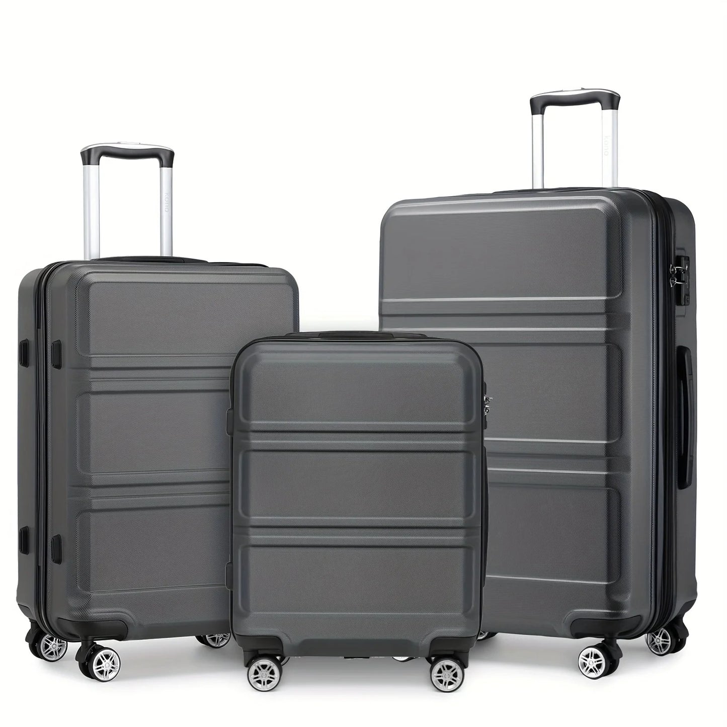 Kono 3-Piece Travel Suitcase Set