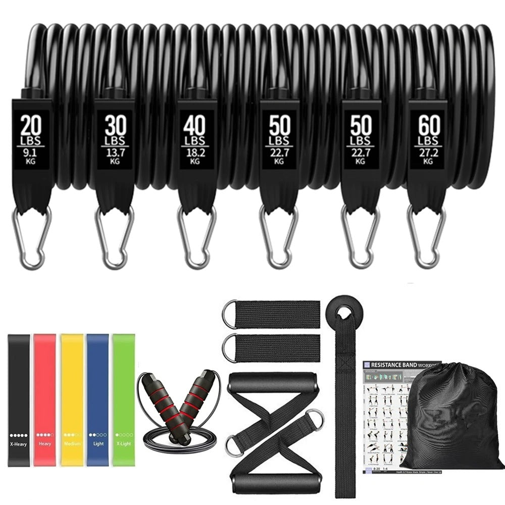 Pilates / Strength and resistance ropes and bar