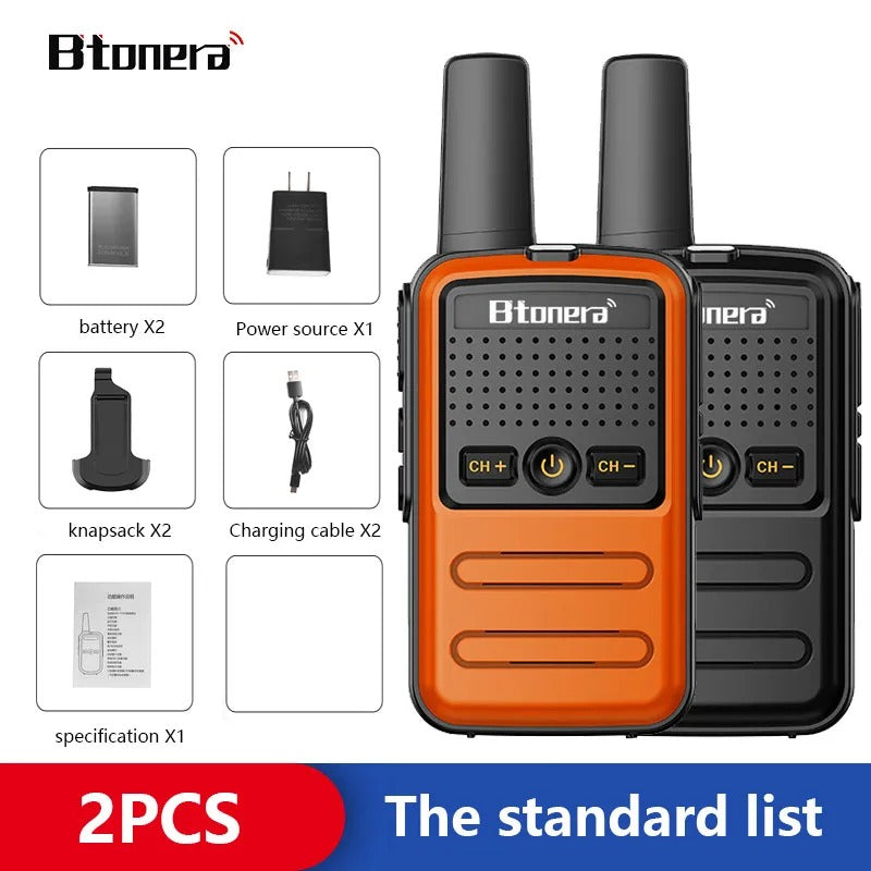 BTONERA BT-320 Portable Two Way Radio Walkie-Talkie