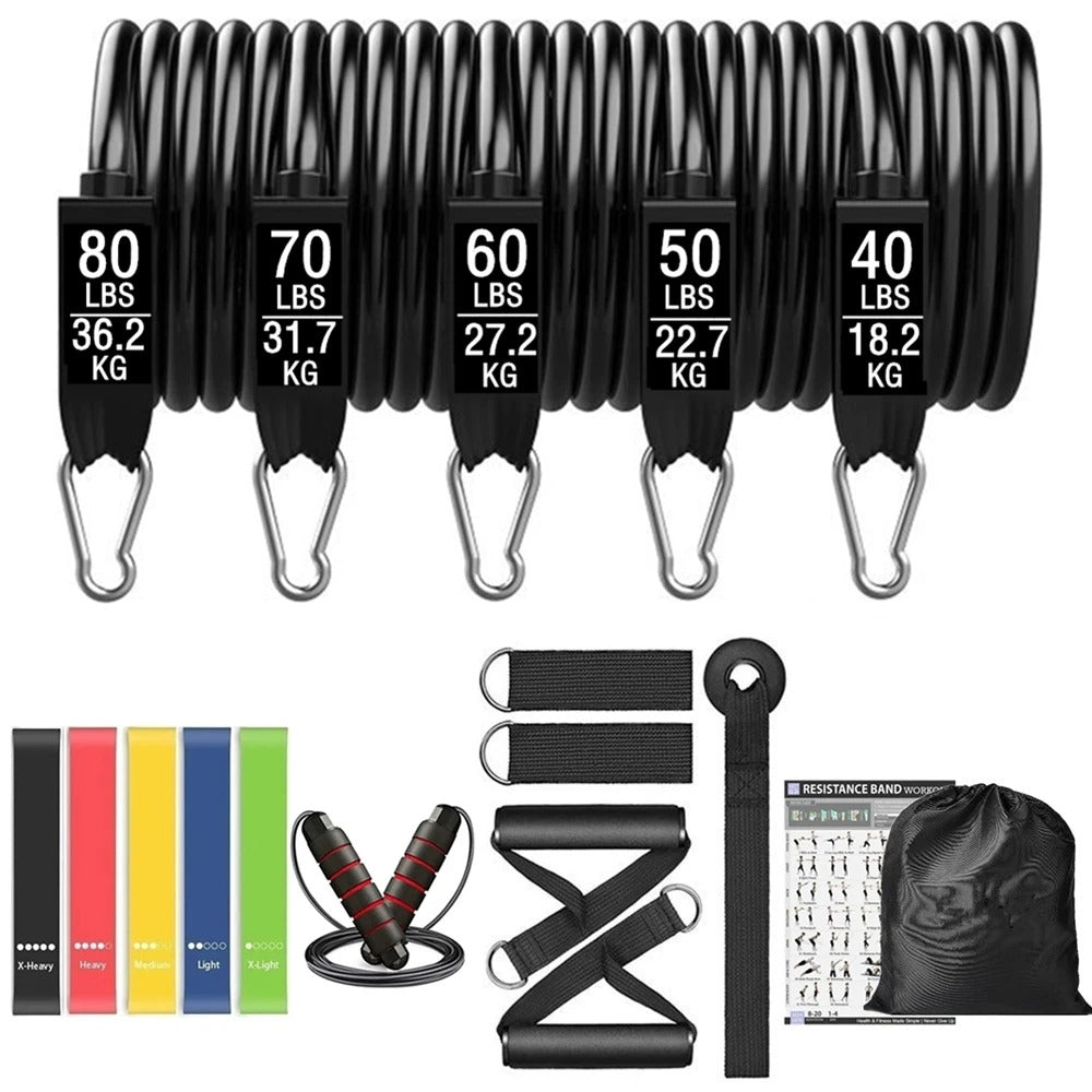 Pilates / Strength and resistance ropes and bar