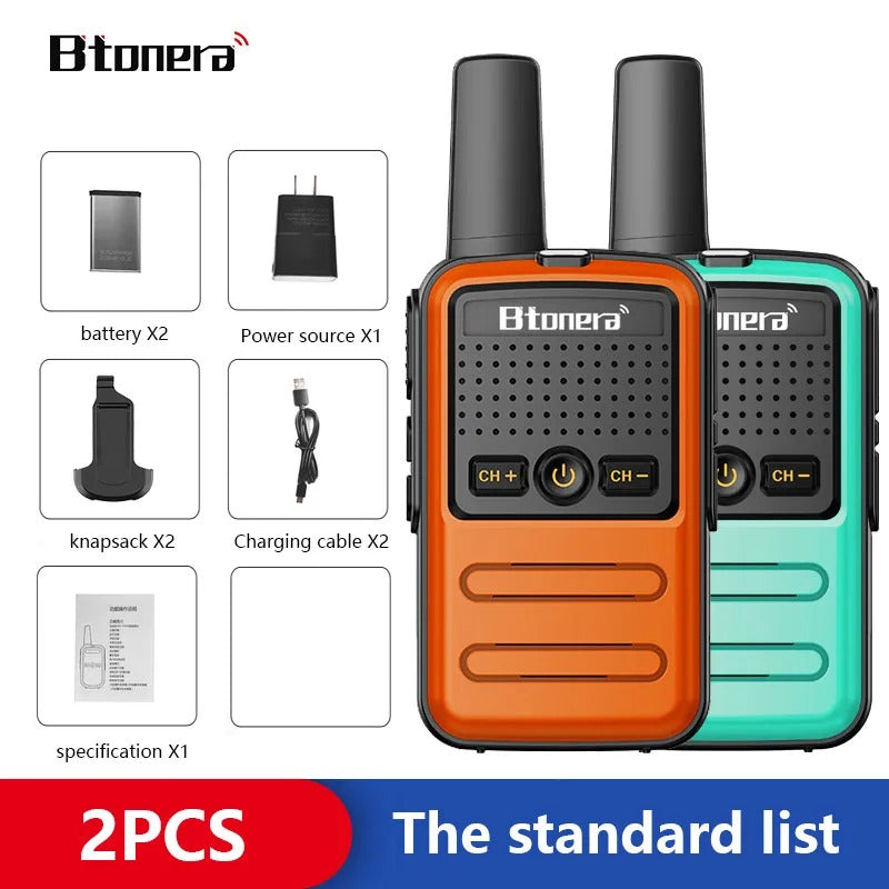 BTONERA BT-320 Portable Two Way Radio Walkie-Talkie