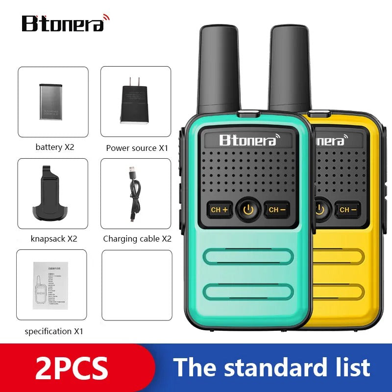 BTONERA BT-320 Portable Two Way Radio Walkie-Talkie