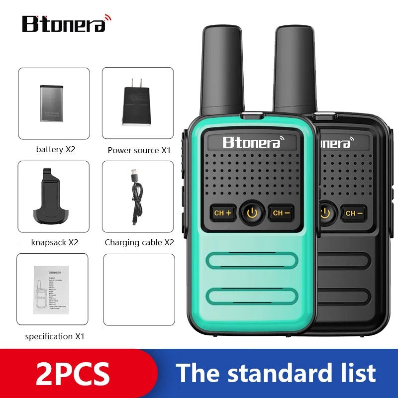 BTONERA BT-320 Portable Two Way Radio Walkie-Talkie