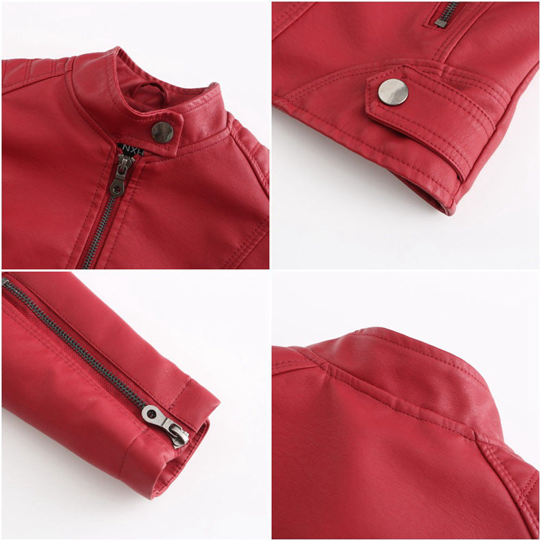 Crimson | Trinity Leather Jacket