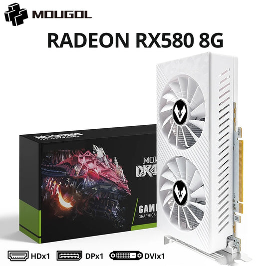 MOUGOL Original Radeon RX580 8G Graphics Card GDDR5