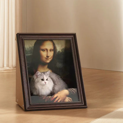 Mona Lisa Frame Cat Bed