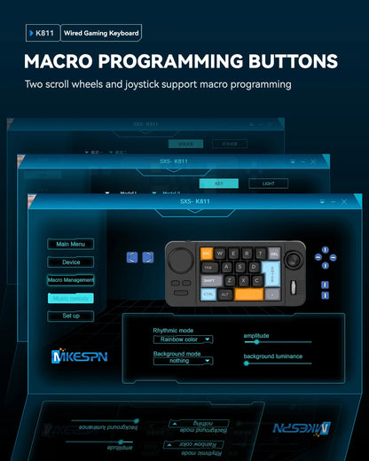 Programmable Wired Mechanical Keyboard