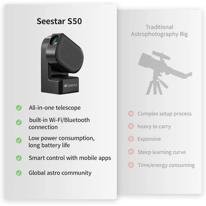 ZWO Seestar S50 Smart Digital Telescope