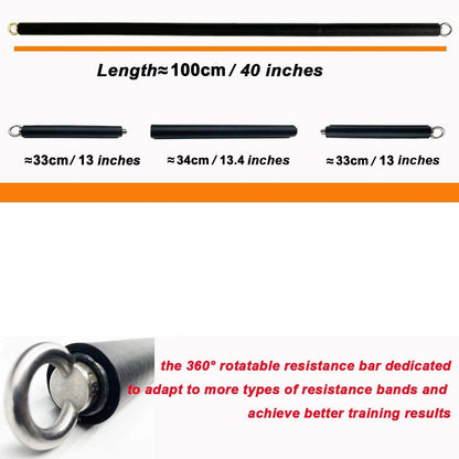 Pilates / Strength and resistance ropes and bar