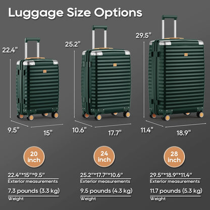 20 Inch Lightweight carry on case
