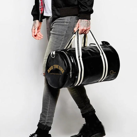 Large Leather Travel Handbag