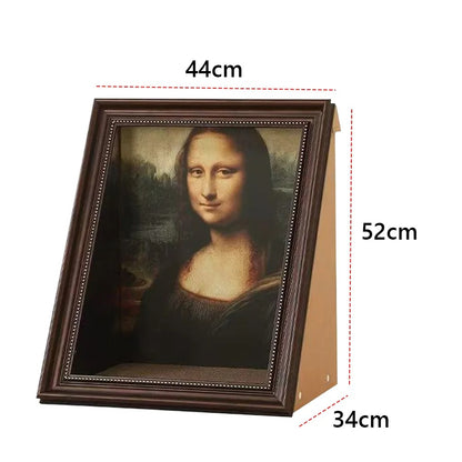 Mona Lisa Frame Cat Bed