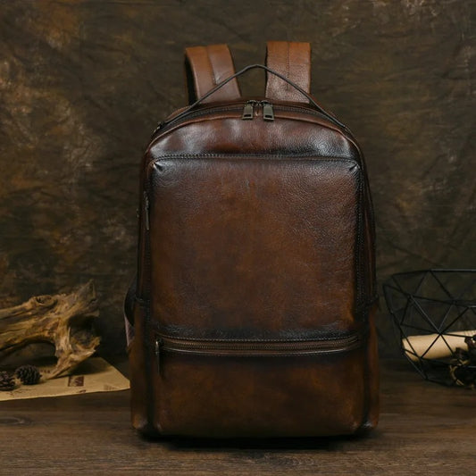 Genuine Leather travel backpack