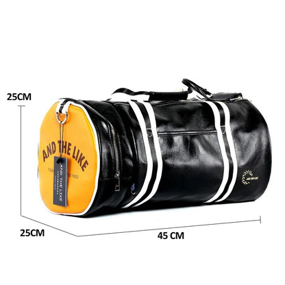 Large Leather Travel Handbag